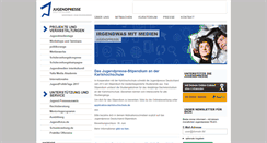 Desktop Screenshot of jugendpresse.de